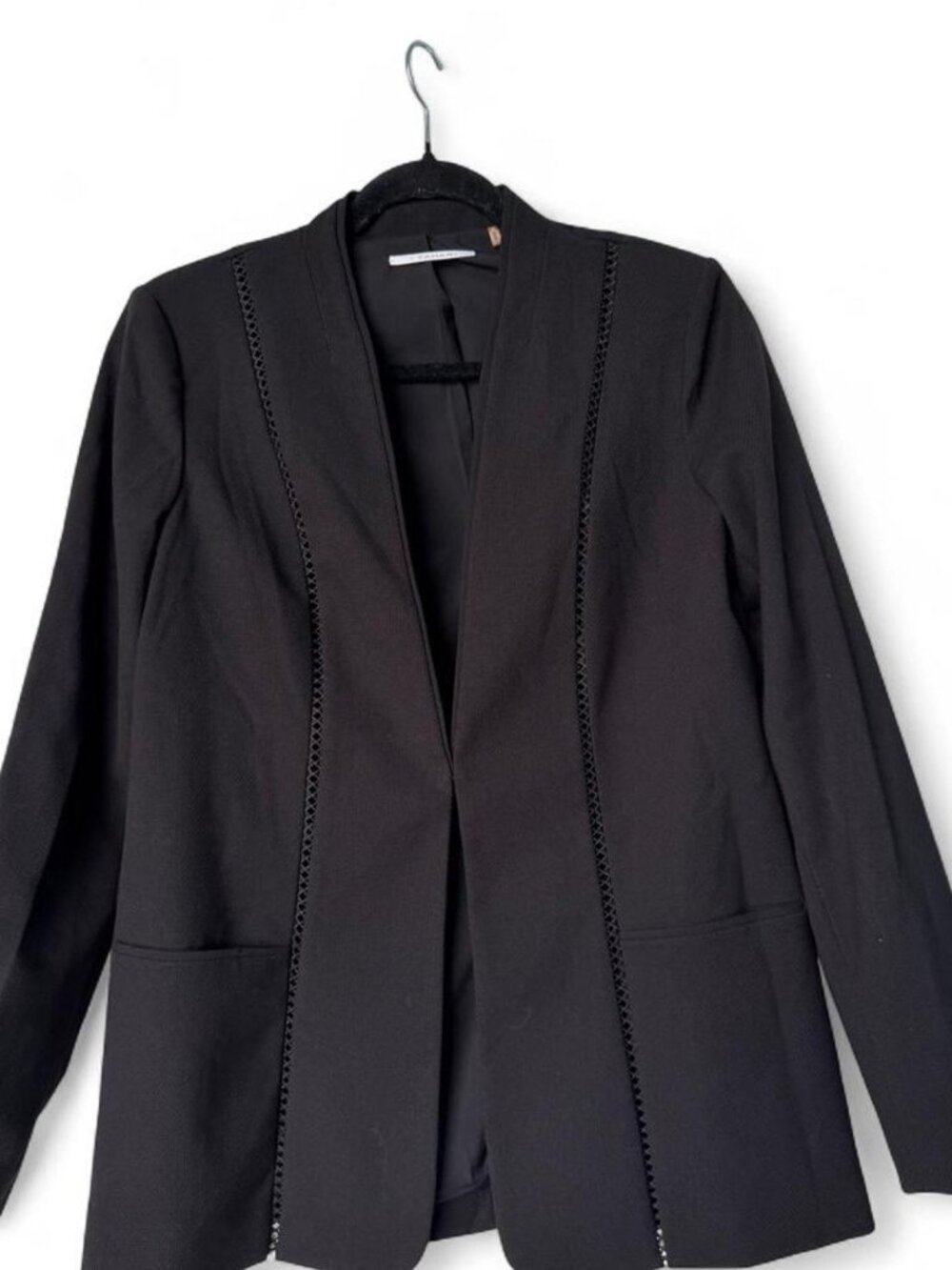 T Tahari Black Blazer